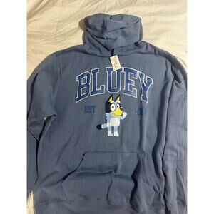 Bluey Blue Hoodie XL (men’s 40/42)
